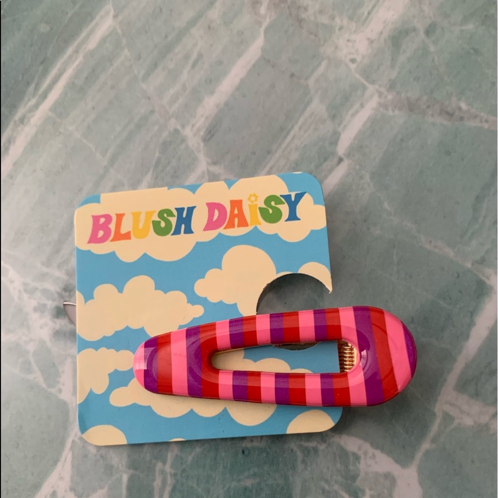 Holiday pastel hair clip